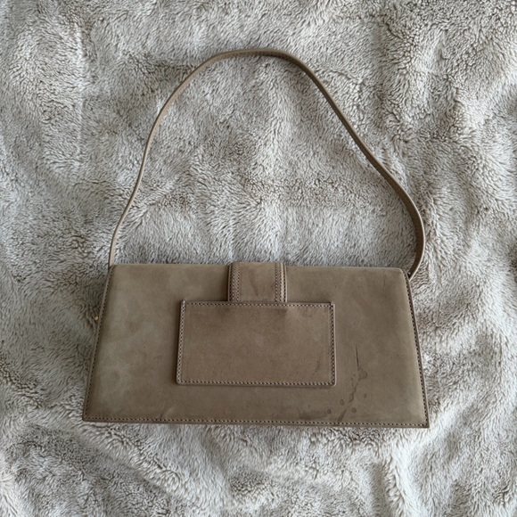 Jacquemus Beige Long Bambino Suede Purse - Picture 2 of 5